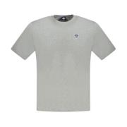 Klassiek Katoenen Crew Neck T-Shirt North Sails , Gray , Heren