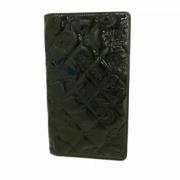 Pre-owned Leather wallets Chanel Vintage , Black , Dames