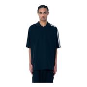 Handtekening Drie Strepen Polo Shirt Y-3 , Black , Heren