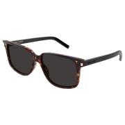 Havana Grijs Zonnebril SL 599 Saint Laurent , Brown , Heren