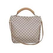 Pre-owned Canvas louis-vuitton-bags Louis Vuitton Vintage , Beige , Da...