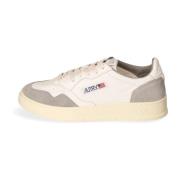 Grijze leren low-top sneaker Autry , White , Heren