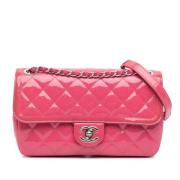 Pre-owned Leather chanel-bags Chanel Vintage , Pink , Dames