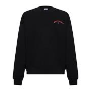 Zwarte Skate Crewneck Sweaters Off White , Black , Heren