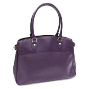 Pre-owned Leather louis-vuitton-bags Louis Vuitton Vintage , Purple , ...