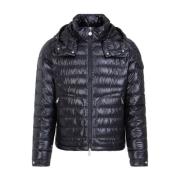 Navy Donsjas Moncler , Blue , Heren