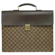 Pre-owned Canvas shoulder-bags Louis Vuitton Vintage , Brown , Dames