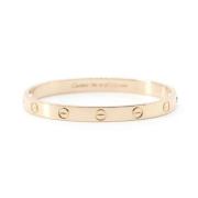 Pre-owned Rose Gold bracelets Cartier Vintage , Yellow , Dames