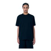 Mesh Inzet Crewneck T-Shirt Y-3 , Black , Heren