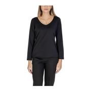 Zwarte katoenen stretchtops & T-shirts Alviero Martini 1a Classe , Bla...