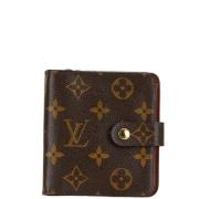 Pre-owned Canvas wallets Louis Vuitton Vintage , Brown , Dames