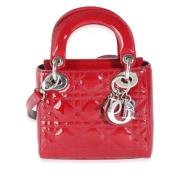 Pre-owned Leather dior-bags Dior Vintage , Red , Dames