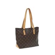 Pre-owned Canvas totes Louis Vuitton Vintage , Brown , Dames