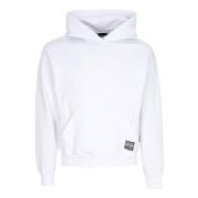 Witte Bicolor Hoodie met Logo Borduurwerk Propaganda , White , Heren