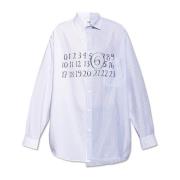 Shirt met streepjespatroon MM6 Maison Margiela , Blue , Heren