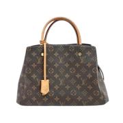 Pre-owned Canvas louis-vuitton-bags Louis Vuitton Vintage , Brown , Da...