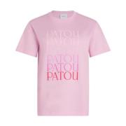 Roze Crew Neck Top Patou , Pink , Dames