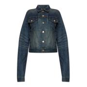 Spijkerjack met vintage-effect Balenciaga , Blue , Dames