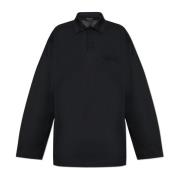 Katoenen polo met lange mouwen Balenciaga , Black , Heren