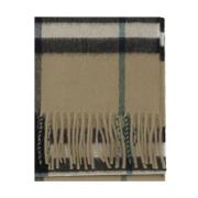 Iconische Check Print Kasjmier Sjaal Burberry , Multicolor , Dames