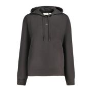 Zwarte katoenen gebreide trui Calvin Klein , Black , Dames