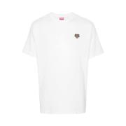 Lucky Tiger Patch Crew Neck T-shirt Kenzo , White , Heren