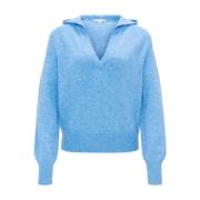 Stijlvolle Pullover met Pasunna Detail Opus , Blue , Dames