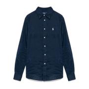 Blauwe Overhemd Collectie Polo Ralph Lauren , Blue , Dames