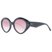 Zwarte Cat Eye Zonnebril met Roze Lenzen Ted Baker , Black , Dames