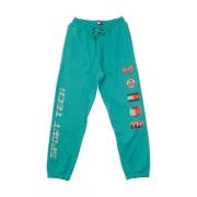 Sportieve Fleece Trainingsbroek in Teal Blue Tommy Hilfiger , Blue , H...