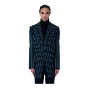 Pinstripe Getailleerde Blazer Vivienne Westwood , Black , Heren