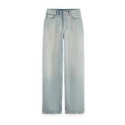 Authentieke Straight Jeans Scotch & Soda , Blue , Dames