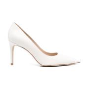 Witte hak sandalen Stuart Weitzman , White , Dames