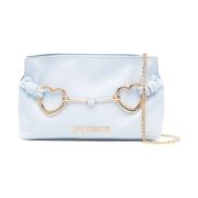 Lichtblauwe Schoudertas Celeste Love Moschino , Blue , Dames