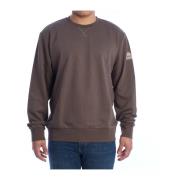 Heren Ronde Hals Sweater La Martina , Brown , Heren