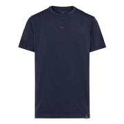 T-shirt van stretch Supima-katoen Boggi Milano , Blue , Heren