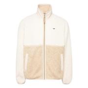 Kleur Blok Sherpa Jas Tommy Hilfiger , Beige , Heren