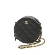 Pre-owned Canvas chanel-bags Chanel Vintage , Black , Dames