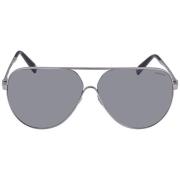 Zilveren Pilotenzonnebril Grijze Lens Chopard , Gray , Heren