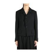 Wollen Jas Comme des Garçons , Black , Dames