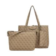 Shoulder Bags Guess , Beige , Dames