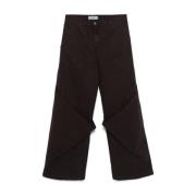 Wijde Broek Lange Pant The Attico , Brown , Dames