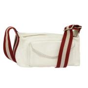 Pre-owned Leather shoulder-bags Bally Pre-owned , White , Dames