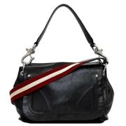 Pre-owned Leather handbags Bally Pre-owned , Black , Dames