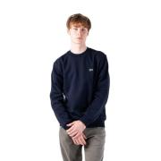 Navy Blue Heren Sweatshirt Sh9608 Lacoste , Blue , Heren