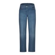 Losse Gewassen Blauwe Denim Broek LauRie , Blue , Dames