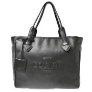 Pre-owned Leather shoulder-bags Loewe Pre-owned , Black , Dames