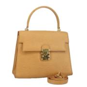 Pre-owned Leather fendi-bags Fendi Vintage , Beige , Dames