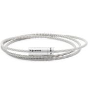 Drievoudige Wikkelkabelarmband 11g Le Gramme , Gray , Unisex