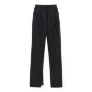 Zwarte Crepe Broek Rupert Stijl Birgitte Herskind , Black , Dames